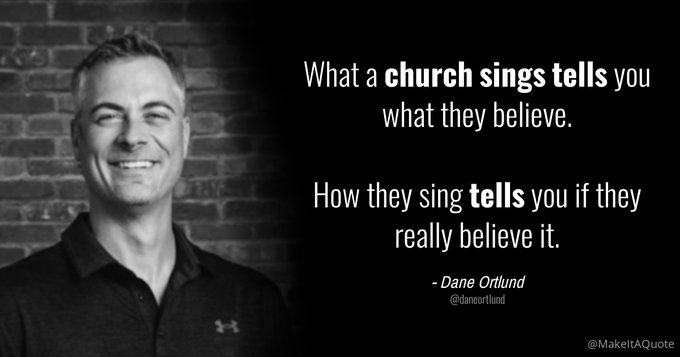 what a church sings